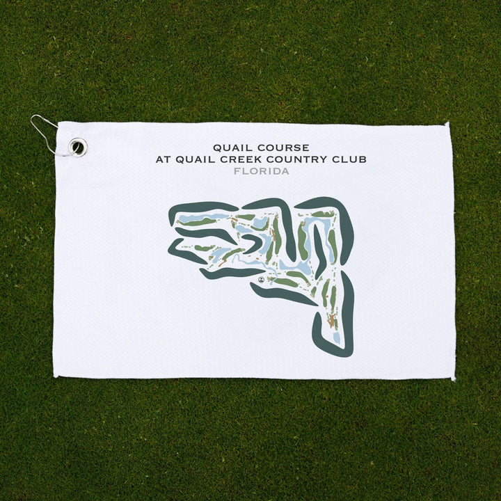 Quail Course at Quail Creek Country Club, Florida  - Printed Golf Courses