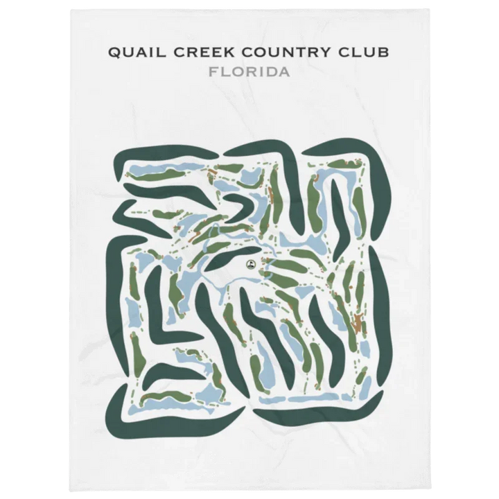 Quail Creek Country Club, Florida - Printed Golf Courses