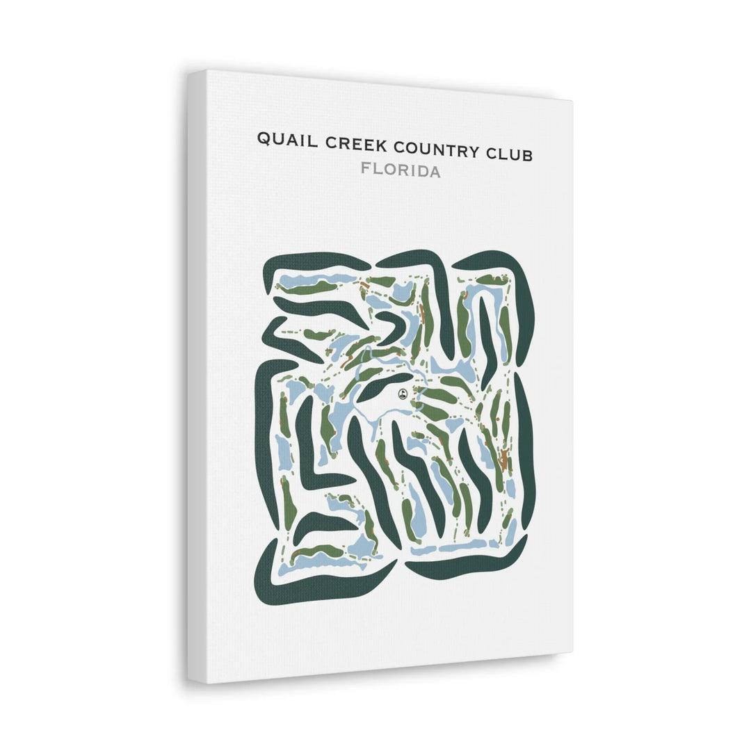 Quail Creek Country Club, Florida - Printed Golf Courses