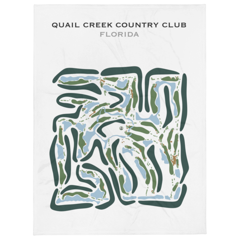 Quail Creek Country Club, Florida - Printed Golf Courses