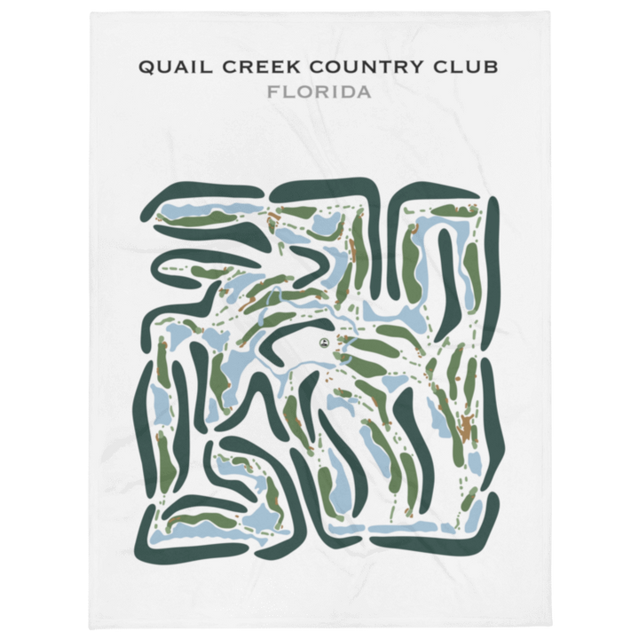 Quail Creek Country Club, Florida - Printed Golf Courses