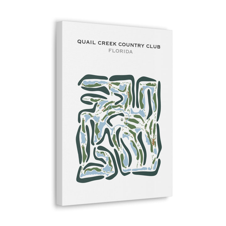 Quail Creek Country Club, Florida - Printed Golf Courses