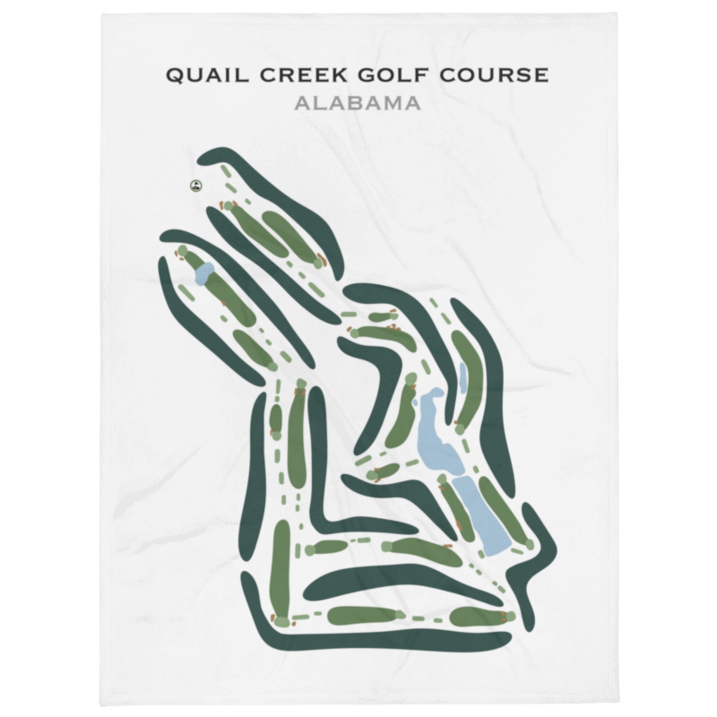 Quail Creek Golf Course, Alabama - Printed Golf Courses
