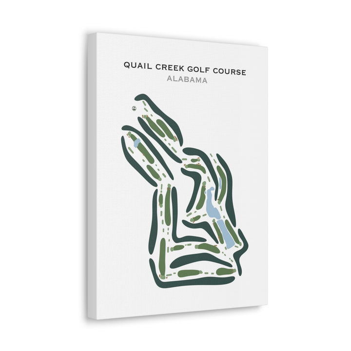 Quail Creek Golf Course, Alabama - Printed Golf Courses