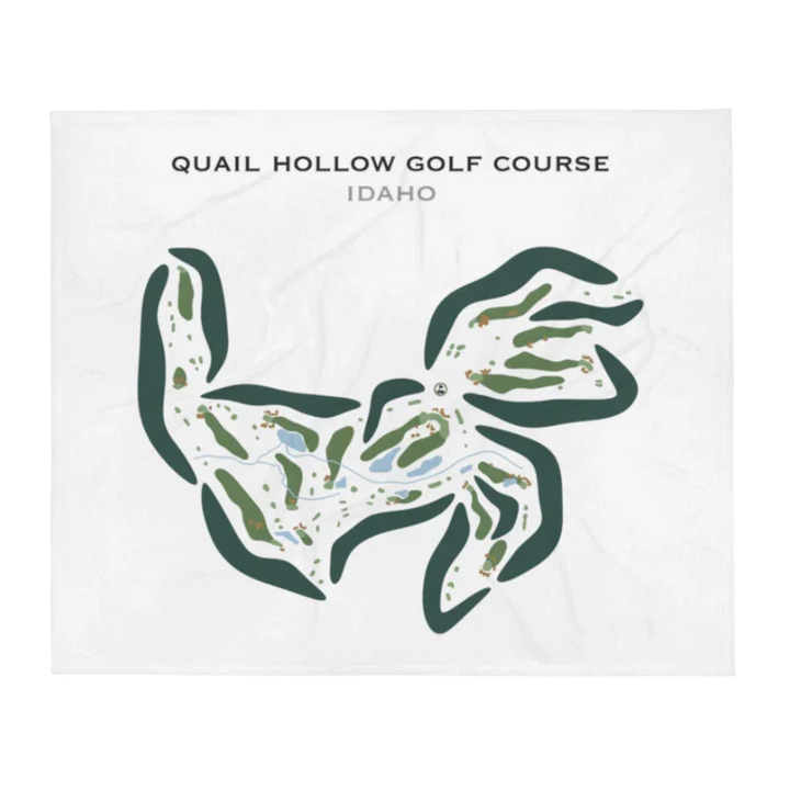 Quail Hollow Golf Course, Boise, Idaho - Printed Golf Courses