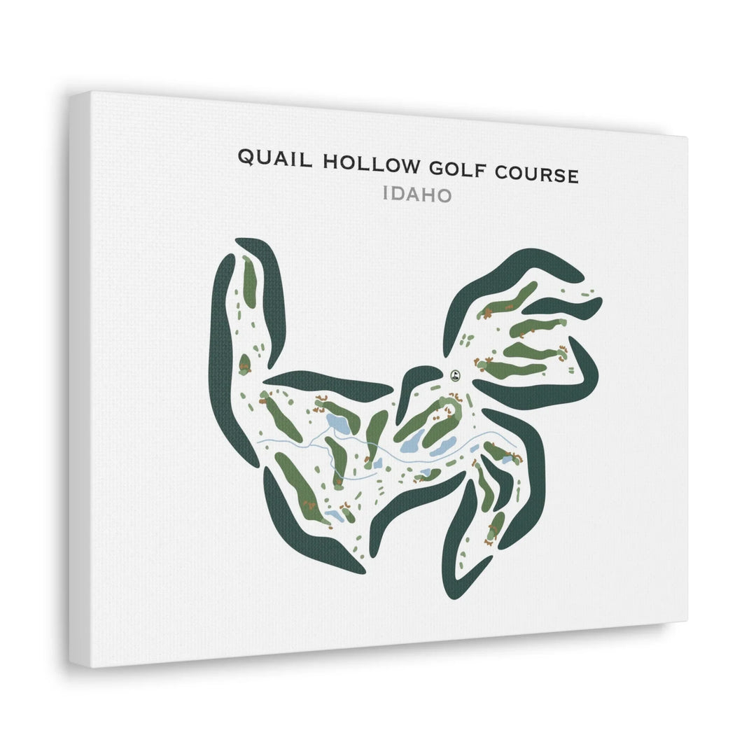 Quail Hollow Golf Course, Boise, Idaho - Printed Golf Courses