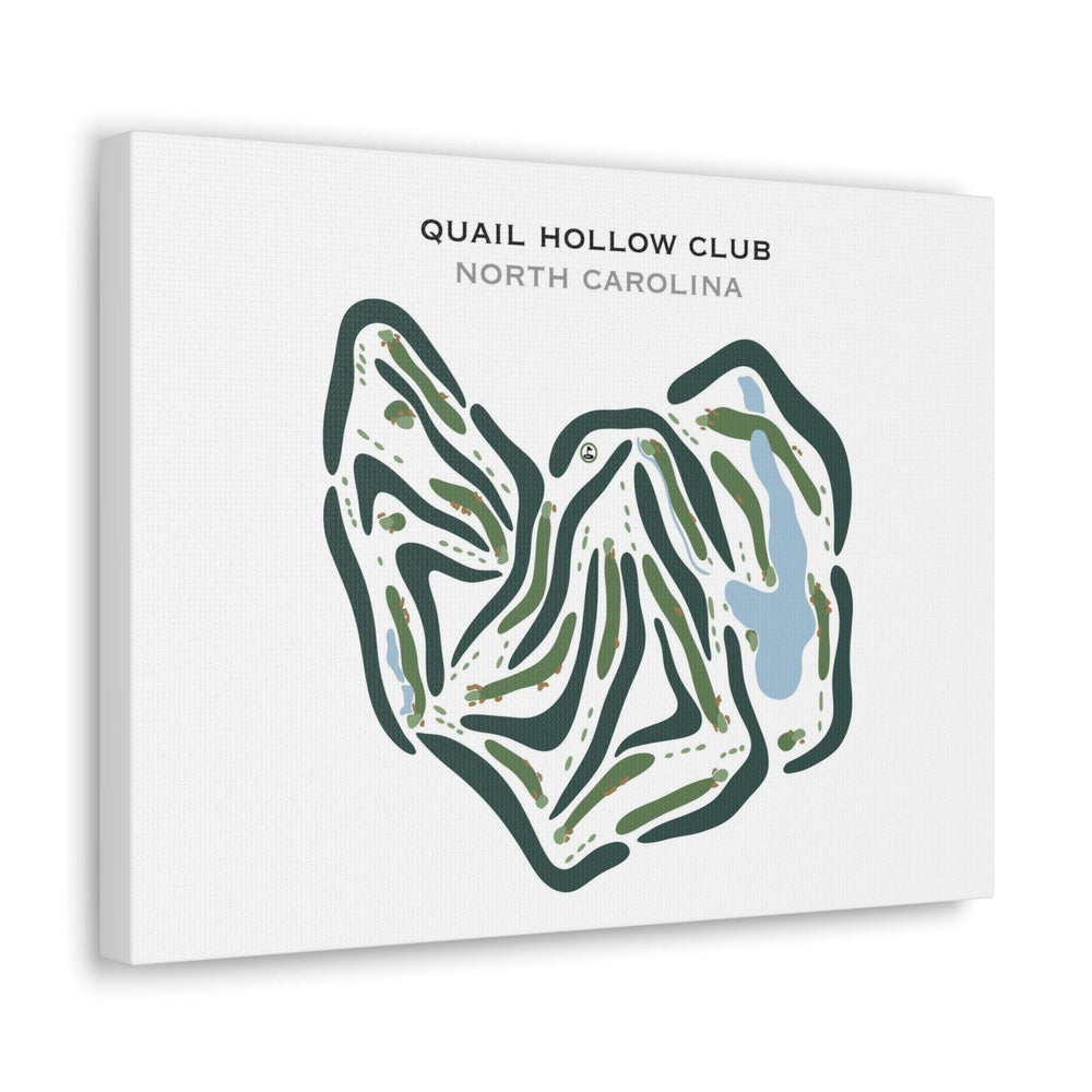 Quail Hollow Golf Club, North Carolina - Printed Golf Courses - Golf Course Prints
