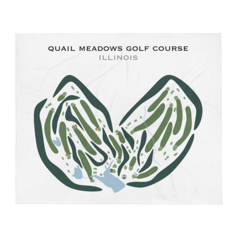 Quail Meadows Golf Course, Illinois - Printed Golf Courses