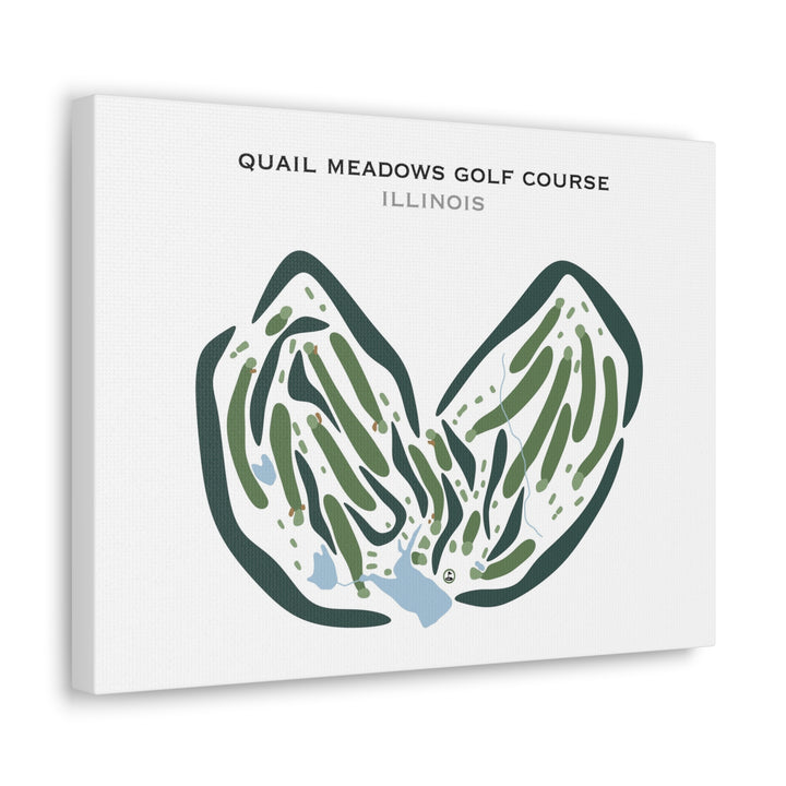 Quail Meadows Golf Course, Illinois - Printed Golf Courses