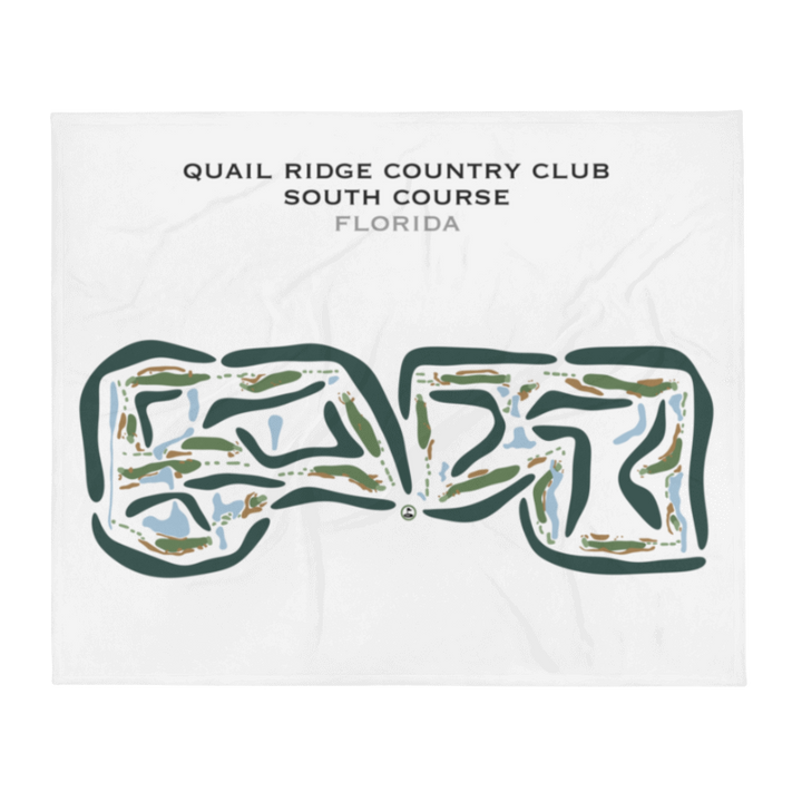 Quail Ridge Country Club - South Course, Florida - Printed Golf Courses