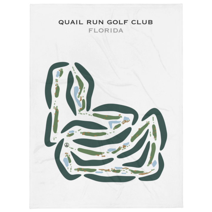 Quail Run Golf Club, Florida - Printed Golf Courses