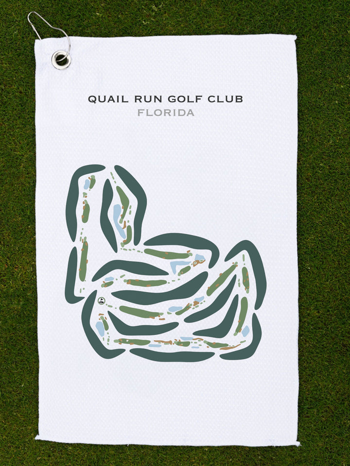 Quail Run Golf Club, Florida - Printed Golf Courses