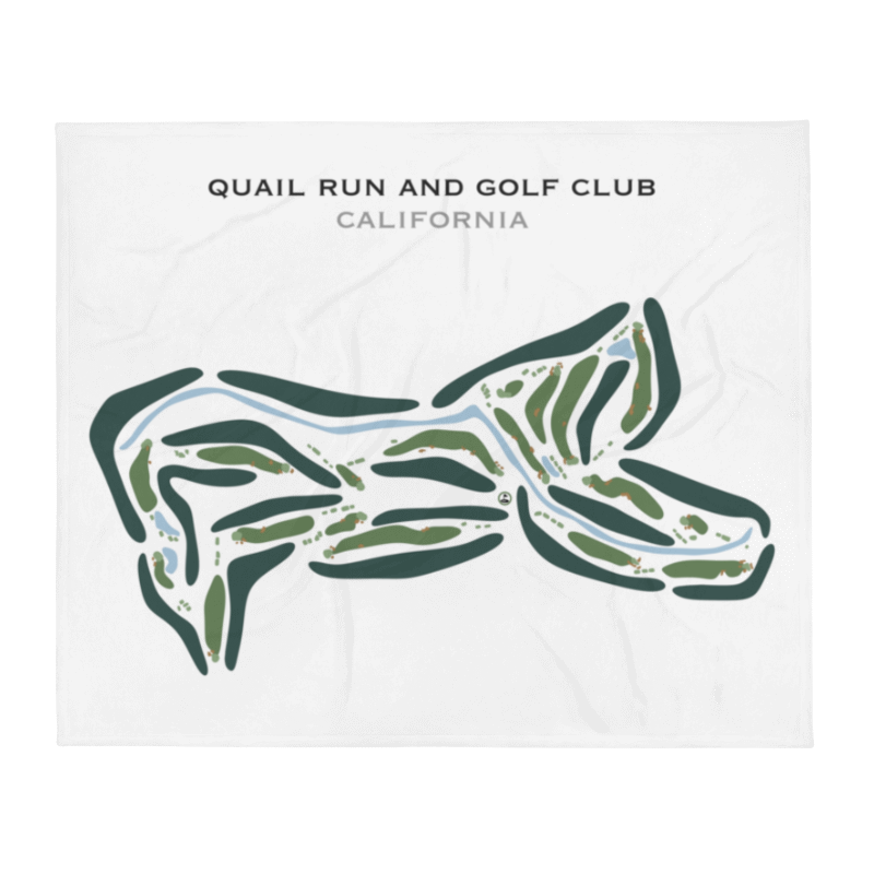 Quail Run & Golf Club, California - Printed Golf Course