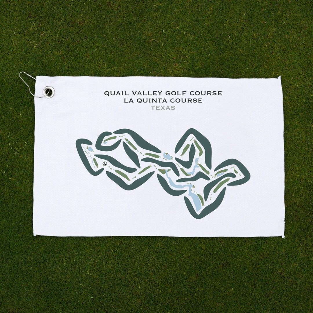 Quail Valley Golf Course, La Quinta Course, Texas - Printed Golf Courses