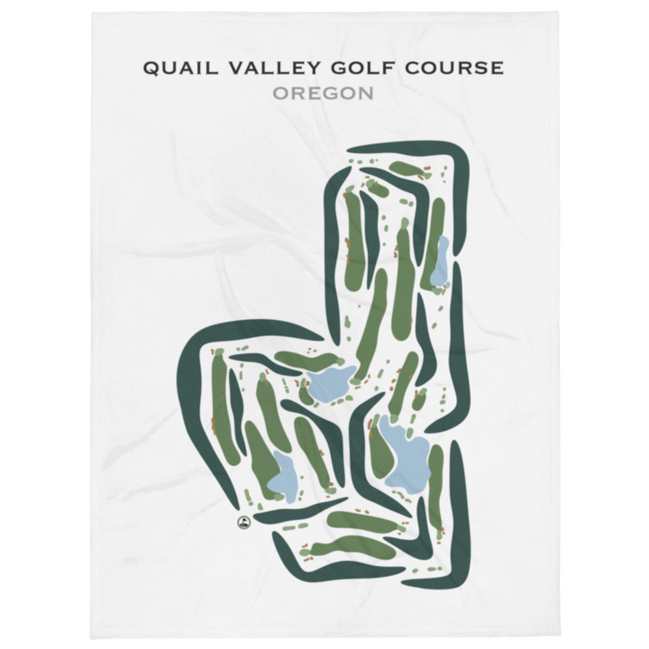 Quail Valley Golf Course, Oregon - Printed Golf Courses