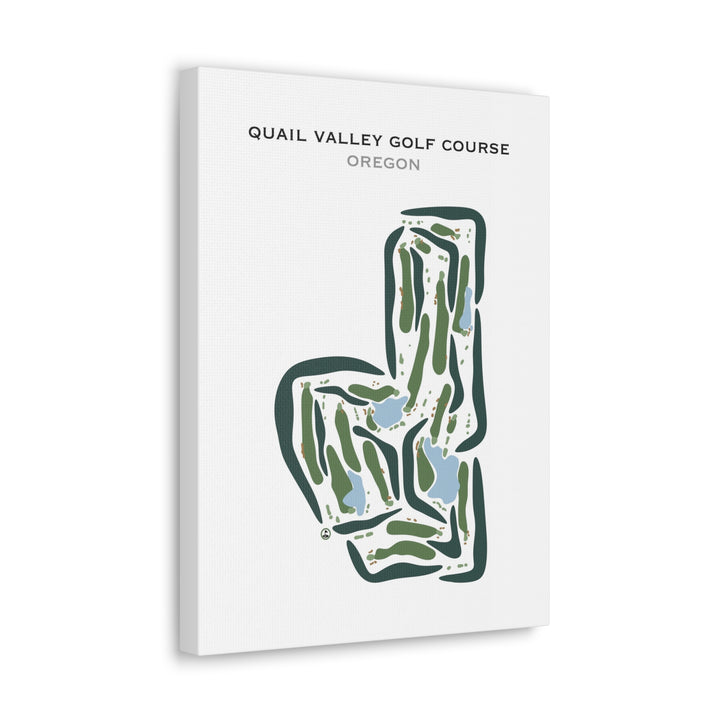 Quail Valley Golf Course, Oregon - Printed Golf Courses