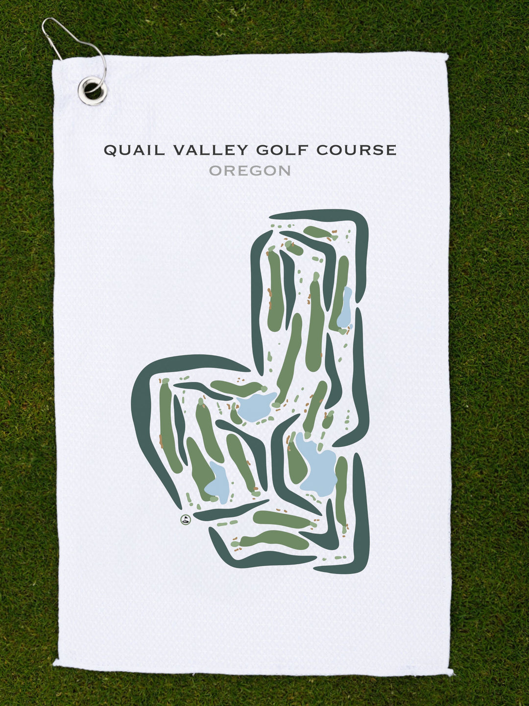 Quail Valley Golf Course, Oregon - Printed Golf Courses