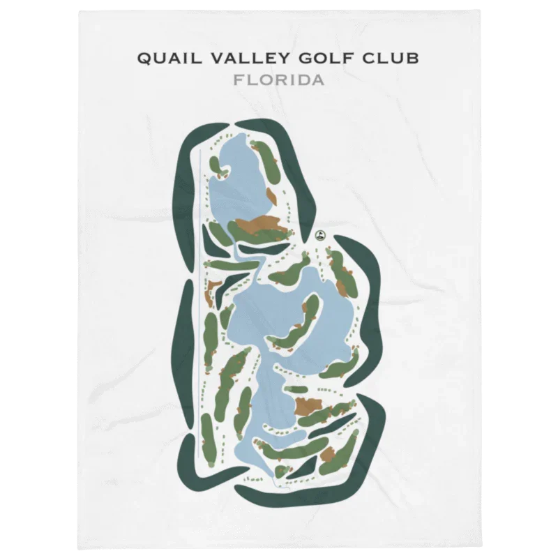 Quail Valley Golf Club, Florida - Printed Golf Courses