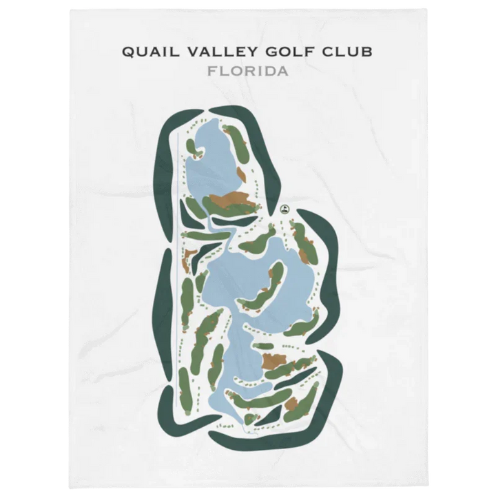 Quail Valley Golf Club, Florida - Printed Golf Courses