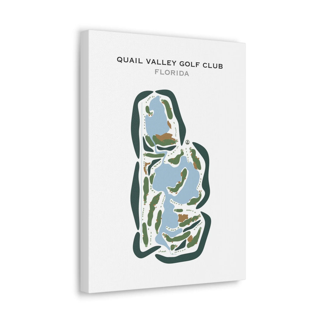 Quail Valley Golf Club, Florida - Printed Golf Courses