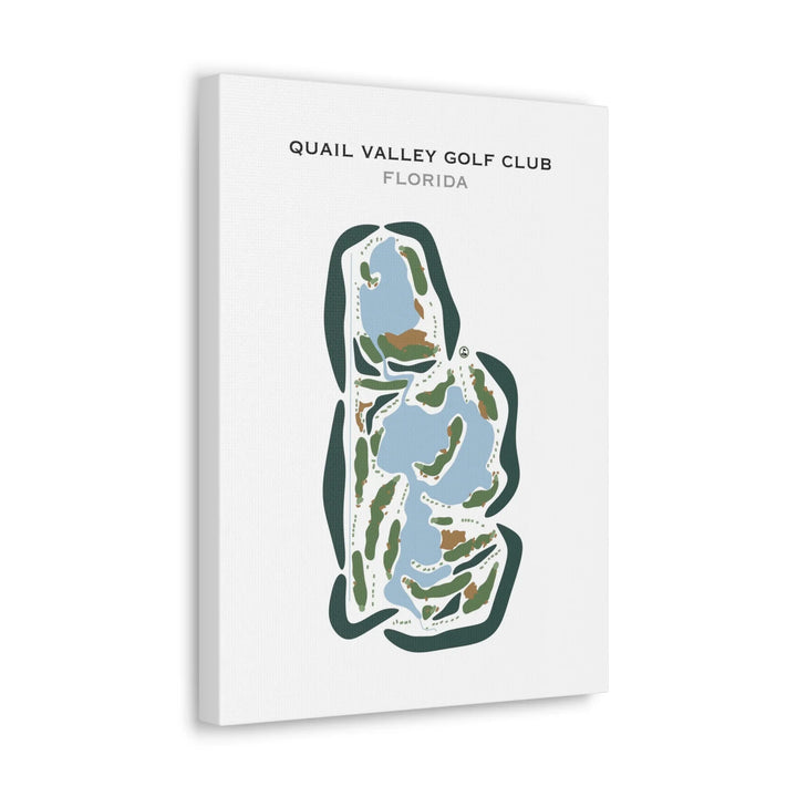 Quail Valley Golf Club, Florida - Printed Golf Courses
