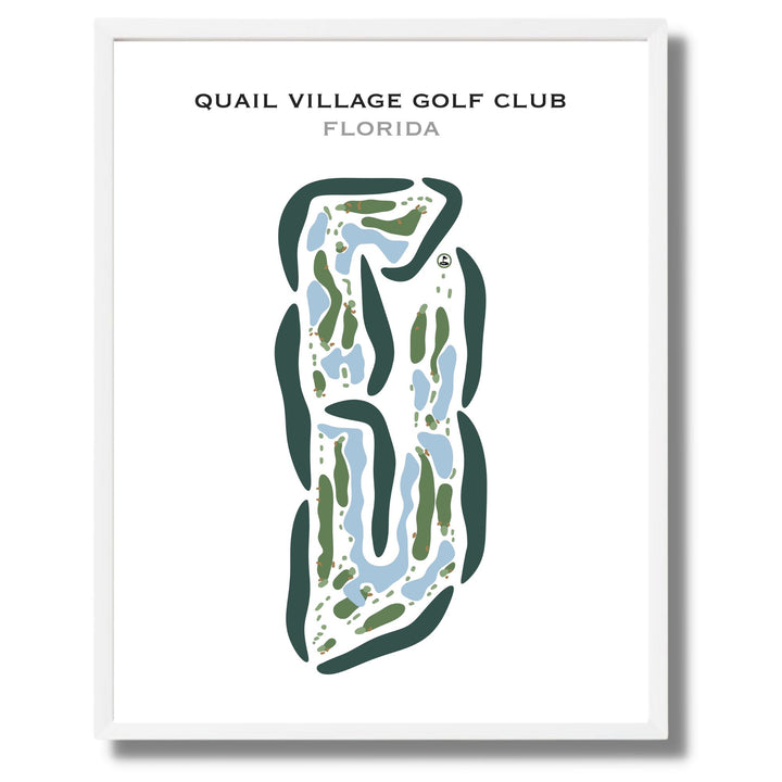 Quail Village Golf Club, Florida - Printed Golf Courses