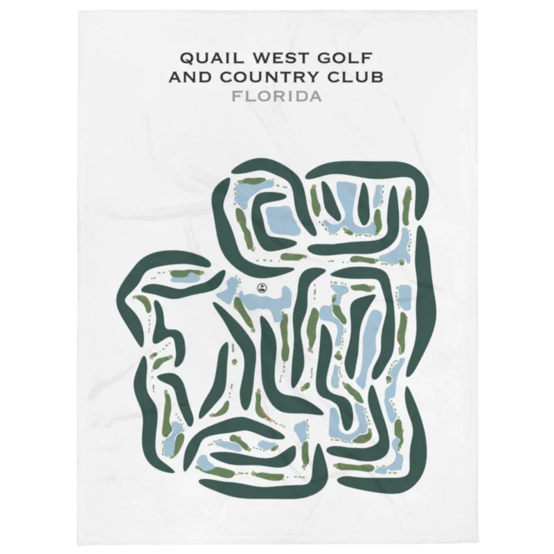 Quail West Golf & Country Club, Florida - Printed Golf Courses