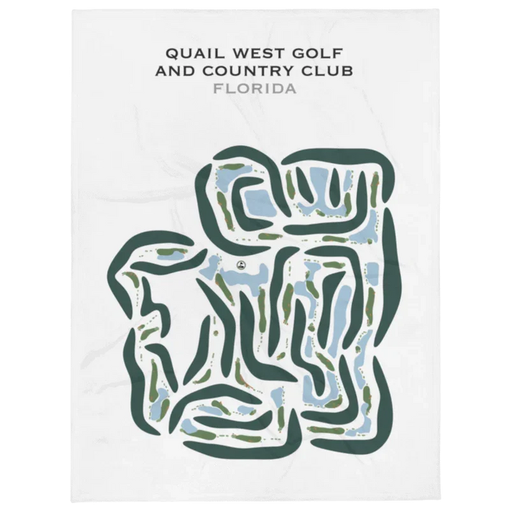 Quail West Golf & Country Club, Florida - Printed Golf Courses