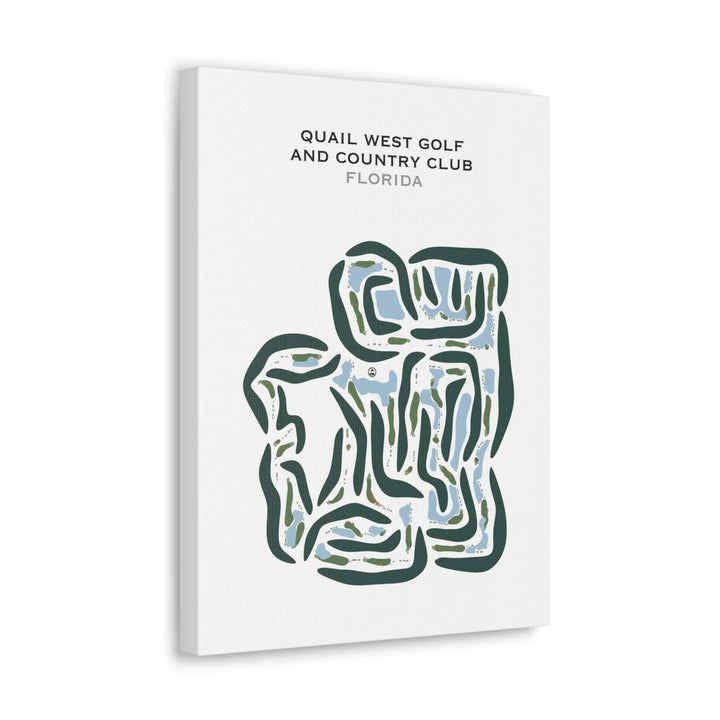 Quail West Golf & Country Club, Florida - Printed Golf Courses