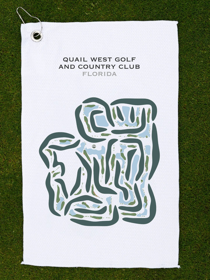 Quail West Golf & Country Club, Florida - Printed Golf Courses
