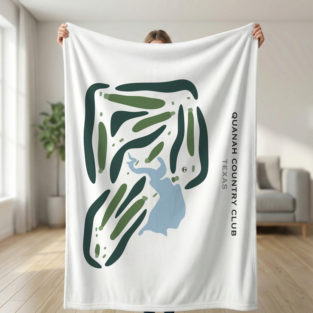 Quanah Country Club, Texas - Printed Golf Courses