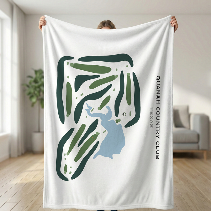 Quanah Country Club, Texas - Printed Golf Courses
