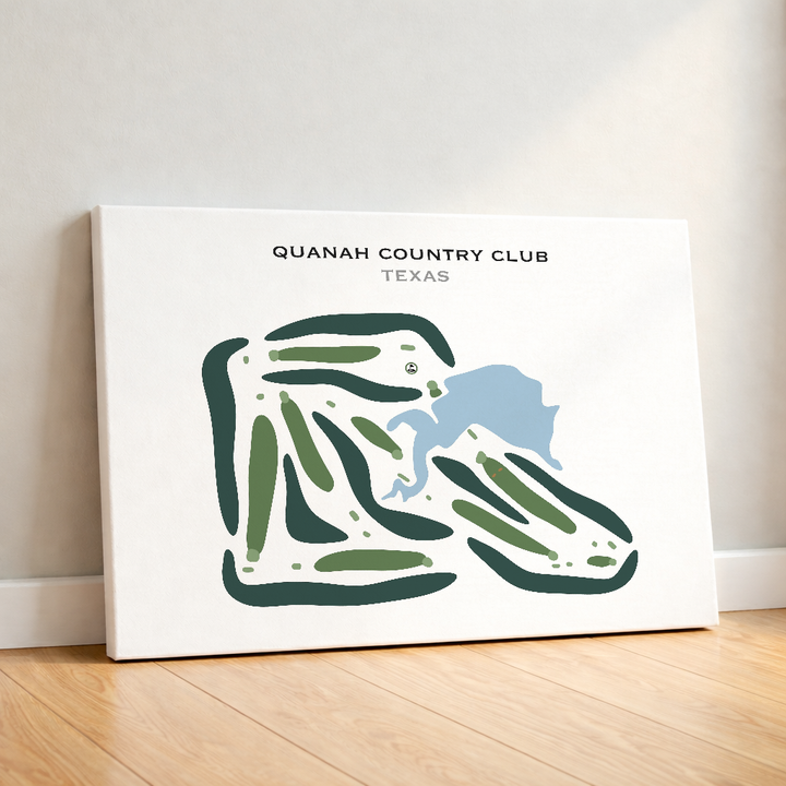 Quanah Country Club, Texas - Printed Golf Courses