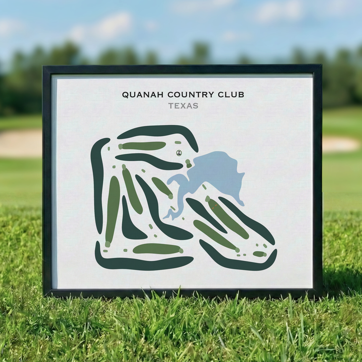 Quanah Country Club, Texas - Printed Golf Courses