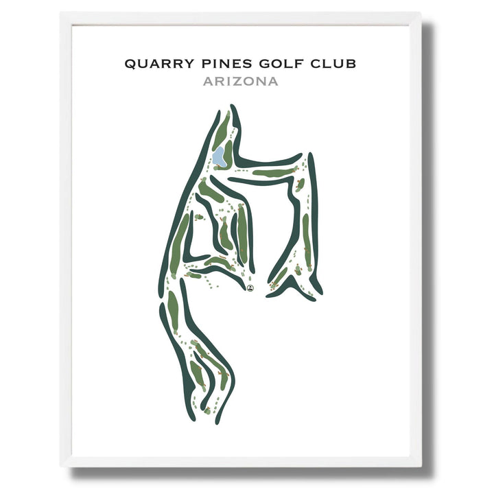 Quarry Pines Golf Club, Arizona - Printed Golf Courses - Golf Course Prints