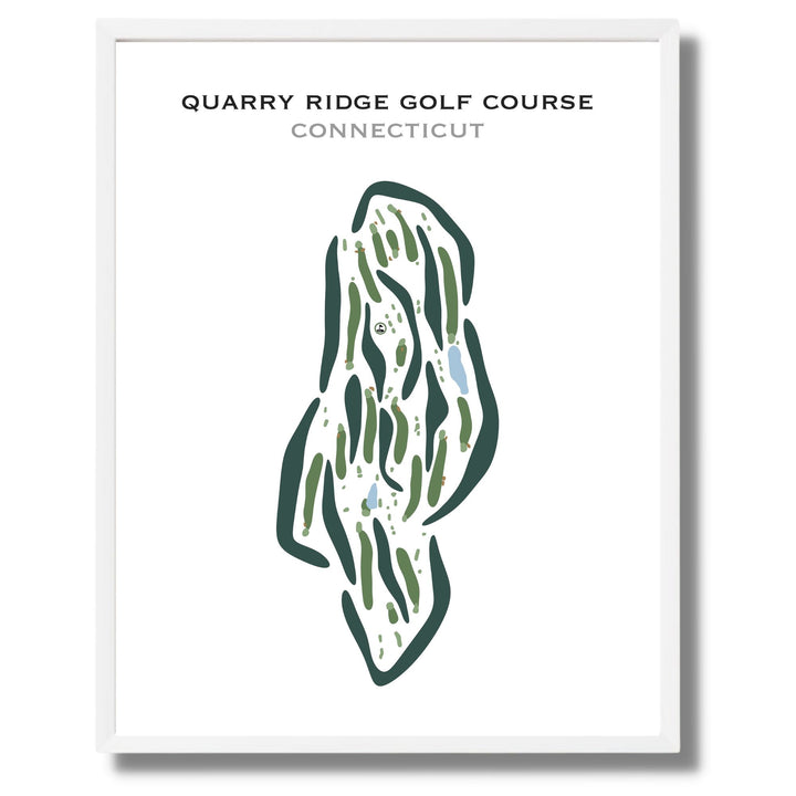 Quarry Ridge Golf Course, Connecticut - Printed Golf Courses