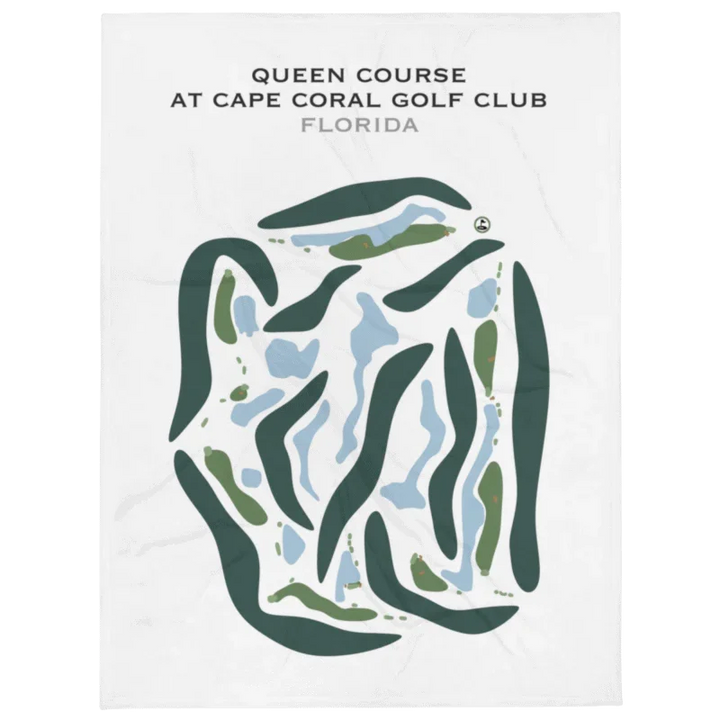 Queen Course at Cape Royal Golf Club, Florida  - Printed Golf Courses