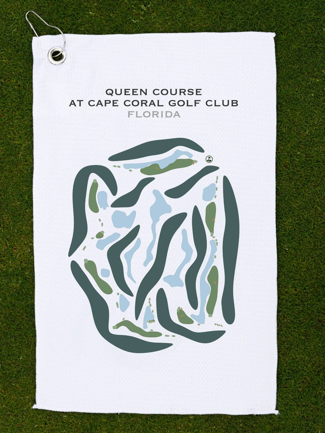 Queen Course at Cape Royal Golf Club, Florida  - Printed Golf Courses