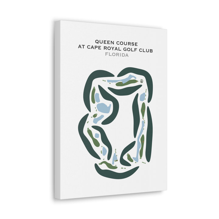 Queen Course at Cape Royal Golf Club, Florida  - Printed Golf Courses