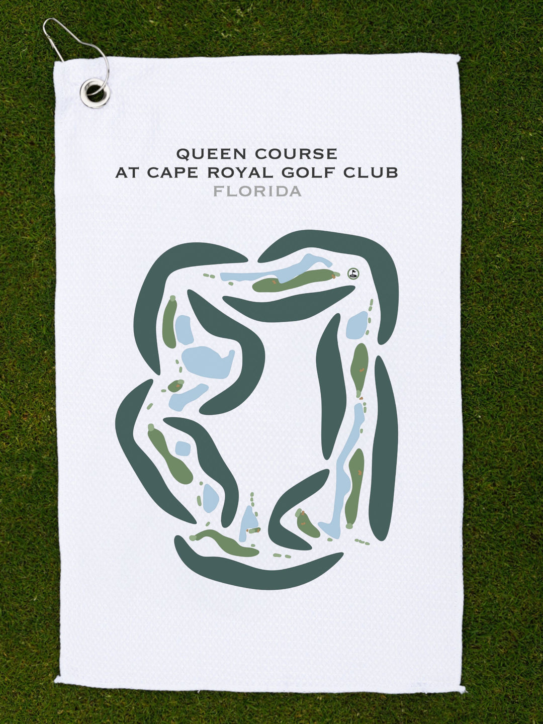 Queen Course at Cape Royal Golf Club, Florida  - Printed Golf Courses