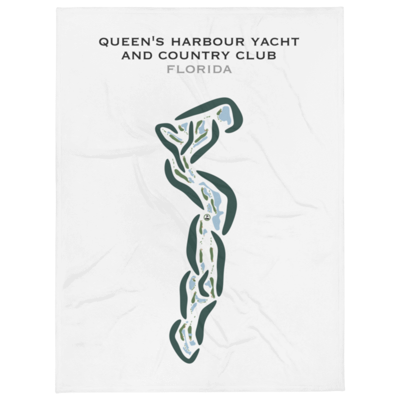 Queen's Harbour Yacht & Country Club, Florida - Printed Golf Courses