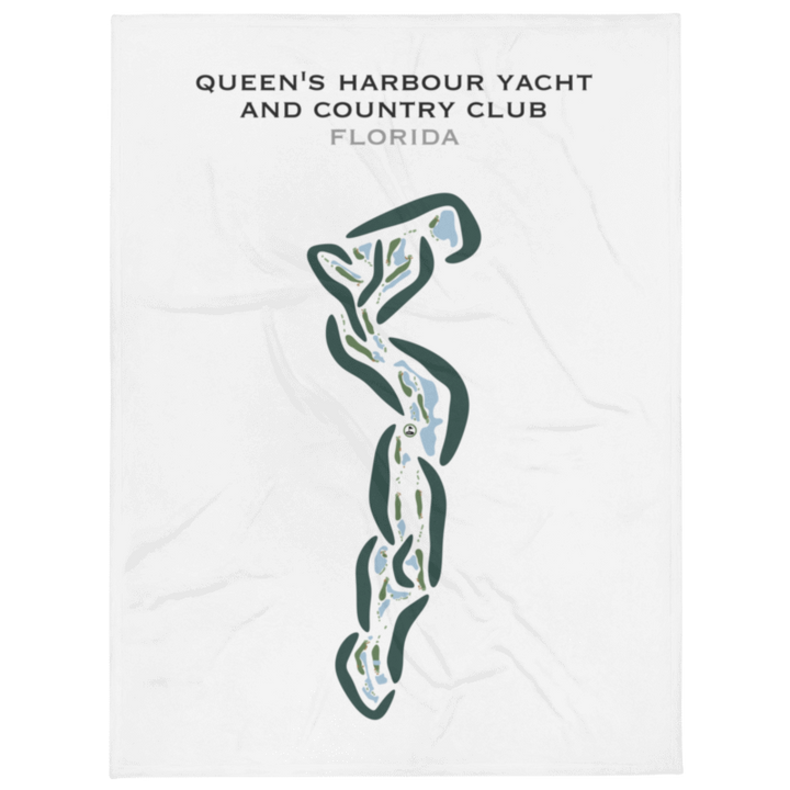 Queen's Harbour Yacht & Country Club, Florida - Printed Golf Courses