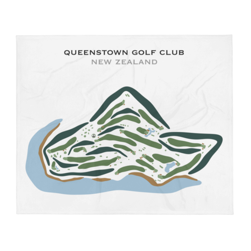 Queenstown Golf Club, New Zealand - Printed Golf Courses