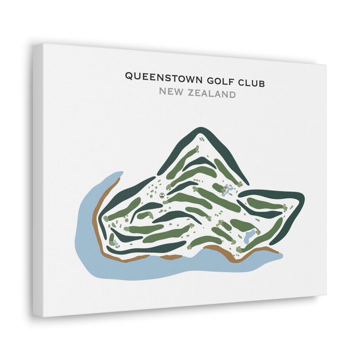 Queenstown Golf Club, New Zealand - Printed Golf Courses