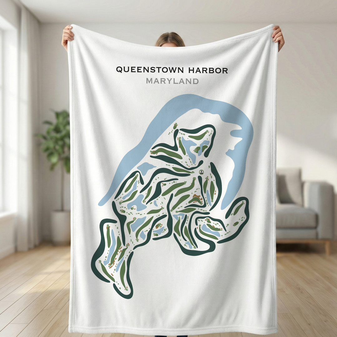Queenstown Harbor Golf, Maryland - Printed Golf Courses