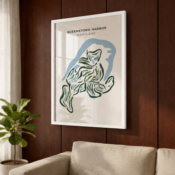 Queenstown Harbor Golf, Maryland - Printed Golf Courses