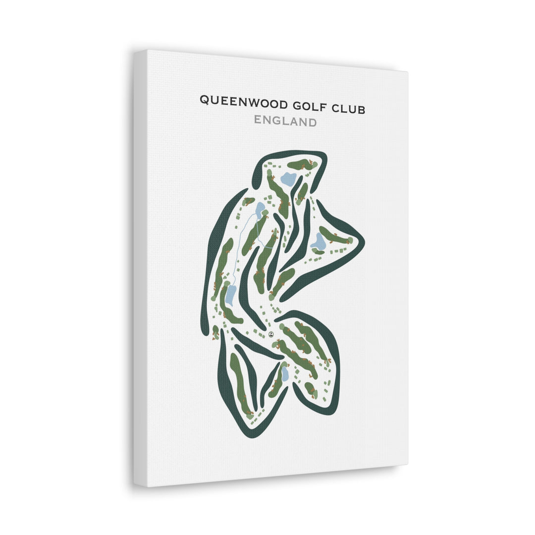 Queenwood Golf Club, England - Printed Golf Courses