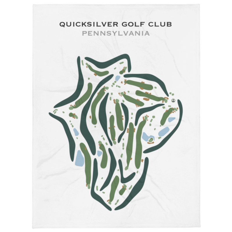 Quicksilver Golf Club, Pennsylvania - Printed Golf Courses