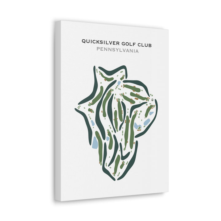 Quicksilver Golf Club, Pennsylvania - Printed Golf Courses