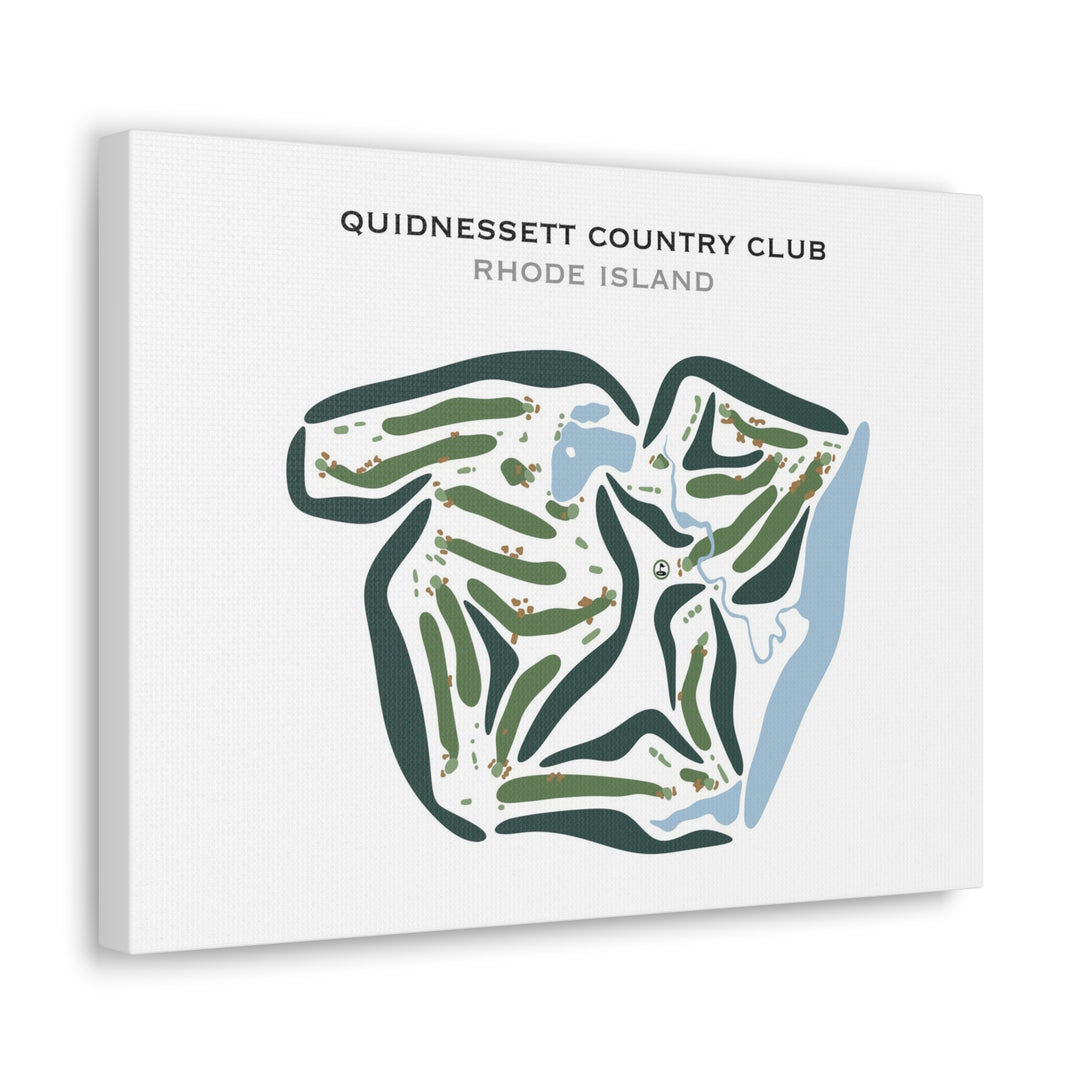 Quidnessett Country Club, Rhode Island - Printed Golf Courses